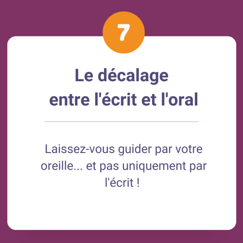 Carrousel-7 clés pour une prononciation claire en français - Le décalage entre l'écrit et l'oral